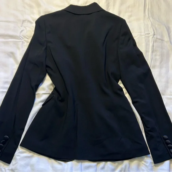 Banana Republic Black Blazer with Satin Lapel - Picture 3 of 3
